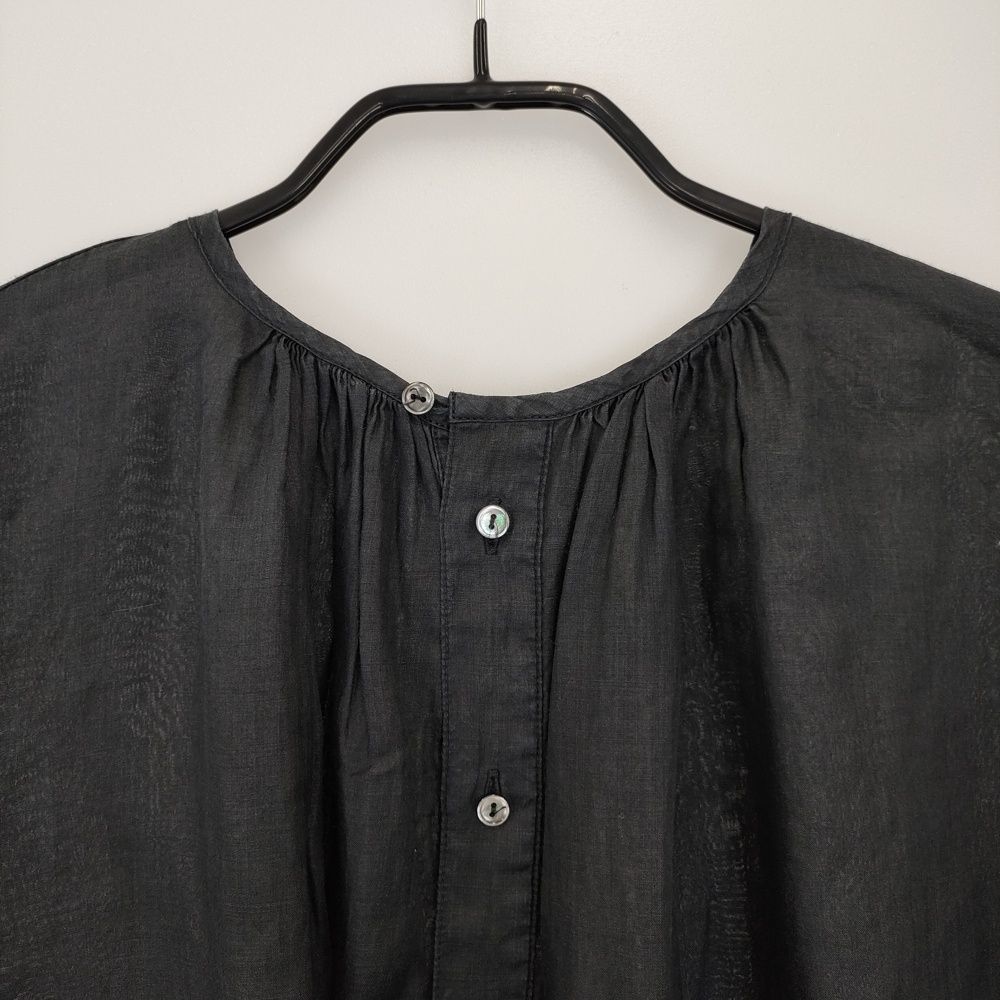 nest Robe 01222-1202 ラミー付け襟 22SS ギャザー 長袖 ブラウス  