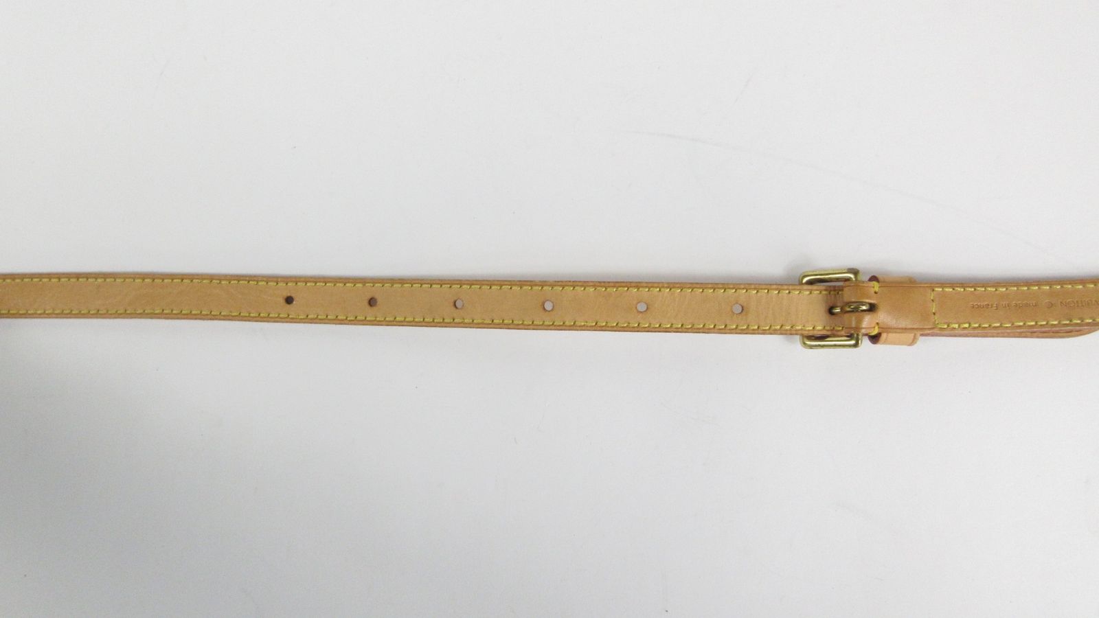 ヴィトン Vuitton レザー ヌメ革 ショルダーストラップ ベルト Y629 LOUIS VUITTON ルイヴィトン ヌメ革 ショルダーストラップ＜新品