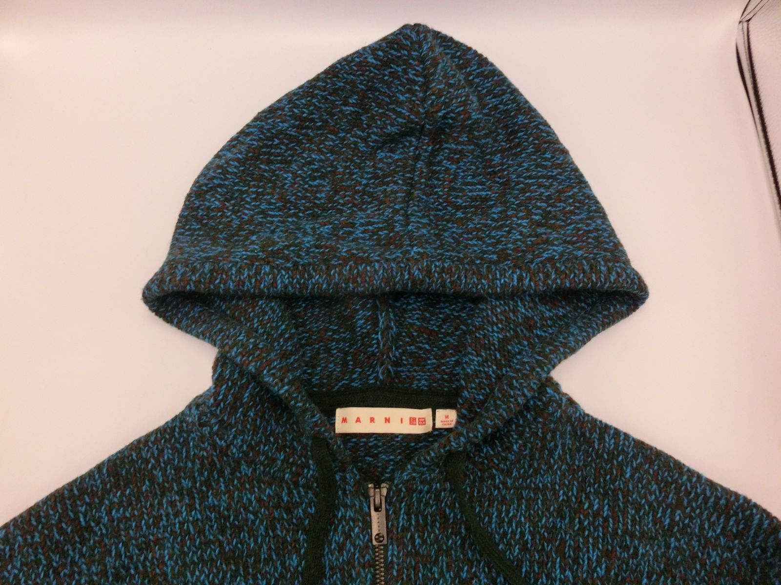 Lサイズ★パーカー★UNIQLO MARNI ユニクロ マルニ ブルー UNIQLO and MARNIのパーカー買った！ クレイジーパターンを
