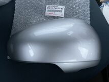 新品 トヨタ 純正 WISH ウィッシュ ZGE20 ZGE22 ZGE25 右ドアミラーカバー シルバーメタリック 1F7