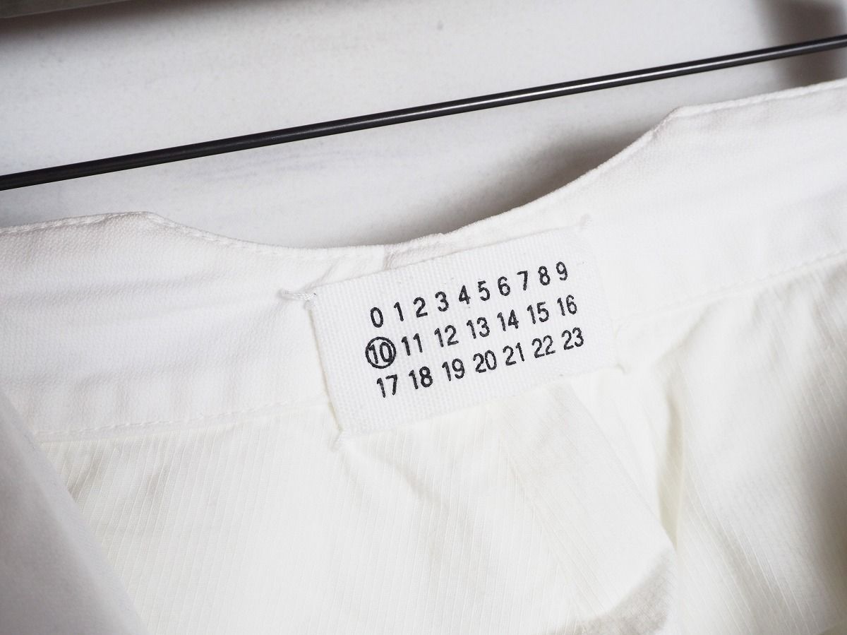 マルタンマルジェラ ホワイト パンツ　46 ここのえ Maison Margiela マルジェラ パンツ ホワイト ここのえ期 - メルカリ