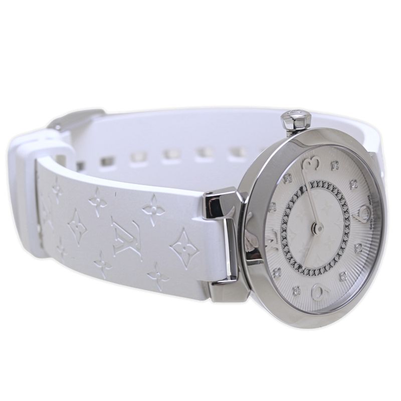 ヴィトン VUITTON タンブール ダイヤ 【Q12M1】 時計 極美品 楽天市場】ルイ・ヴィトン LOUIS VUITTON 腕時計 タンブール