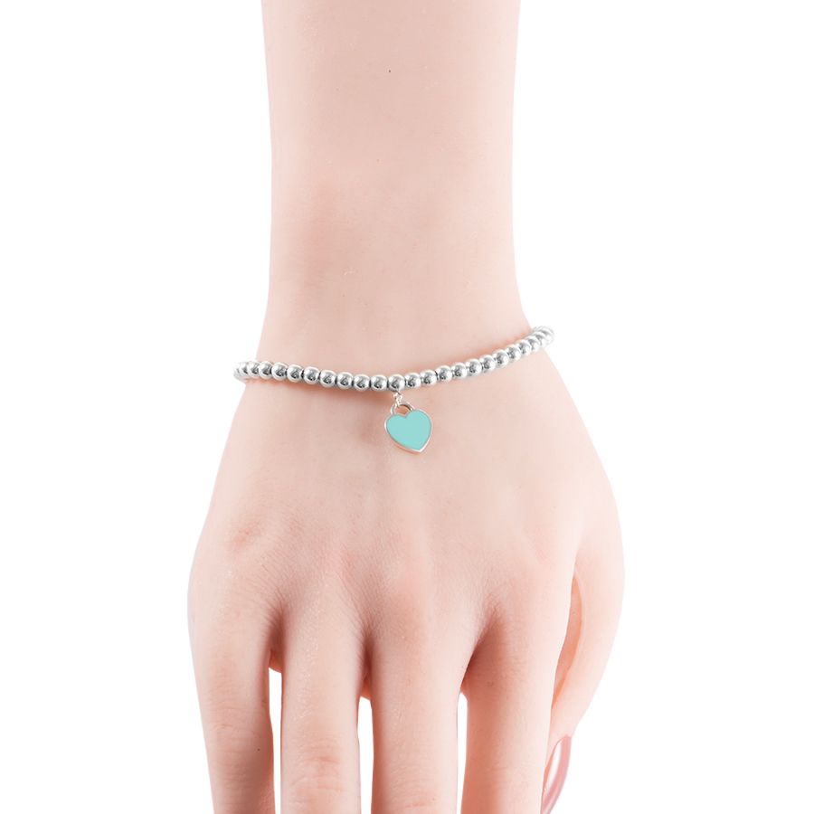 【Tiffany & Co】ティファニー ブルーハート ブレスレット TIFFANY&Co. 新品 ティファニー TIFFANY&CO. Blue Heart Tag