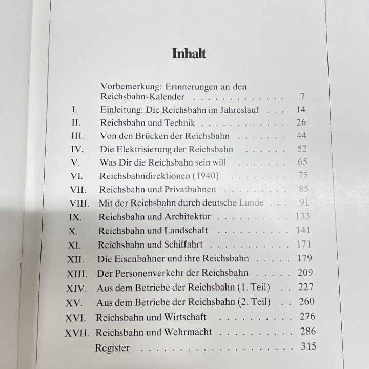 △01)【同梱不可】REICHSBAHN KALENDER/ライヒスバーン