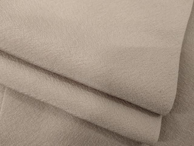 平和屋着物●上質な色無地 薄柿色 正絹 AABC4121ck