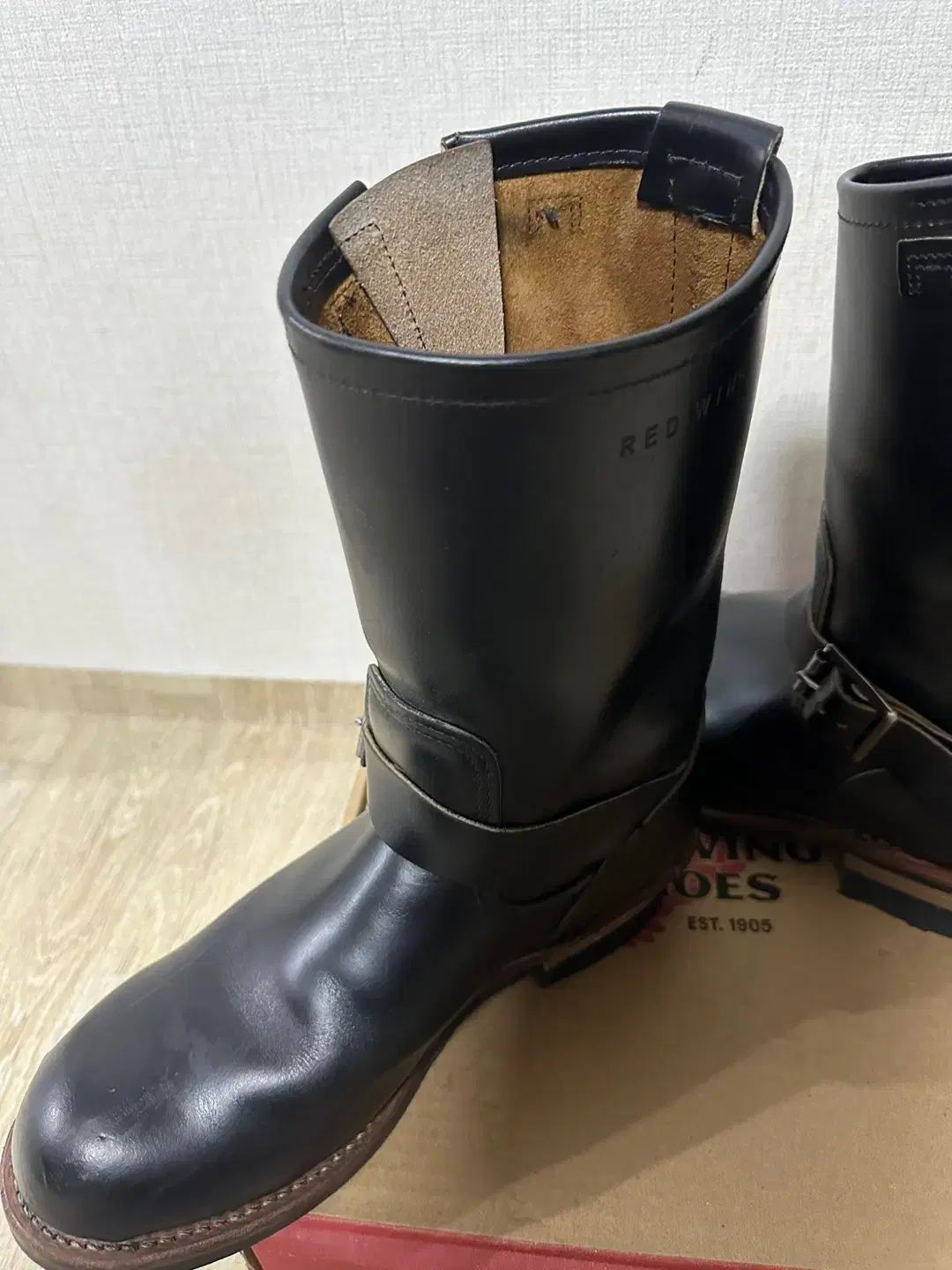 レッドウィング　2966 11.5　新品未使用　茶芯 RedWing 2966 レッドウィングエンジニア9ハーフ茶芯