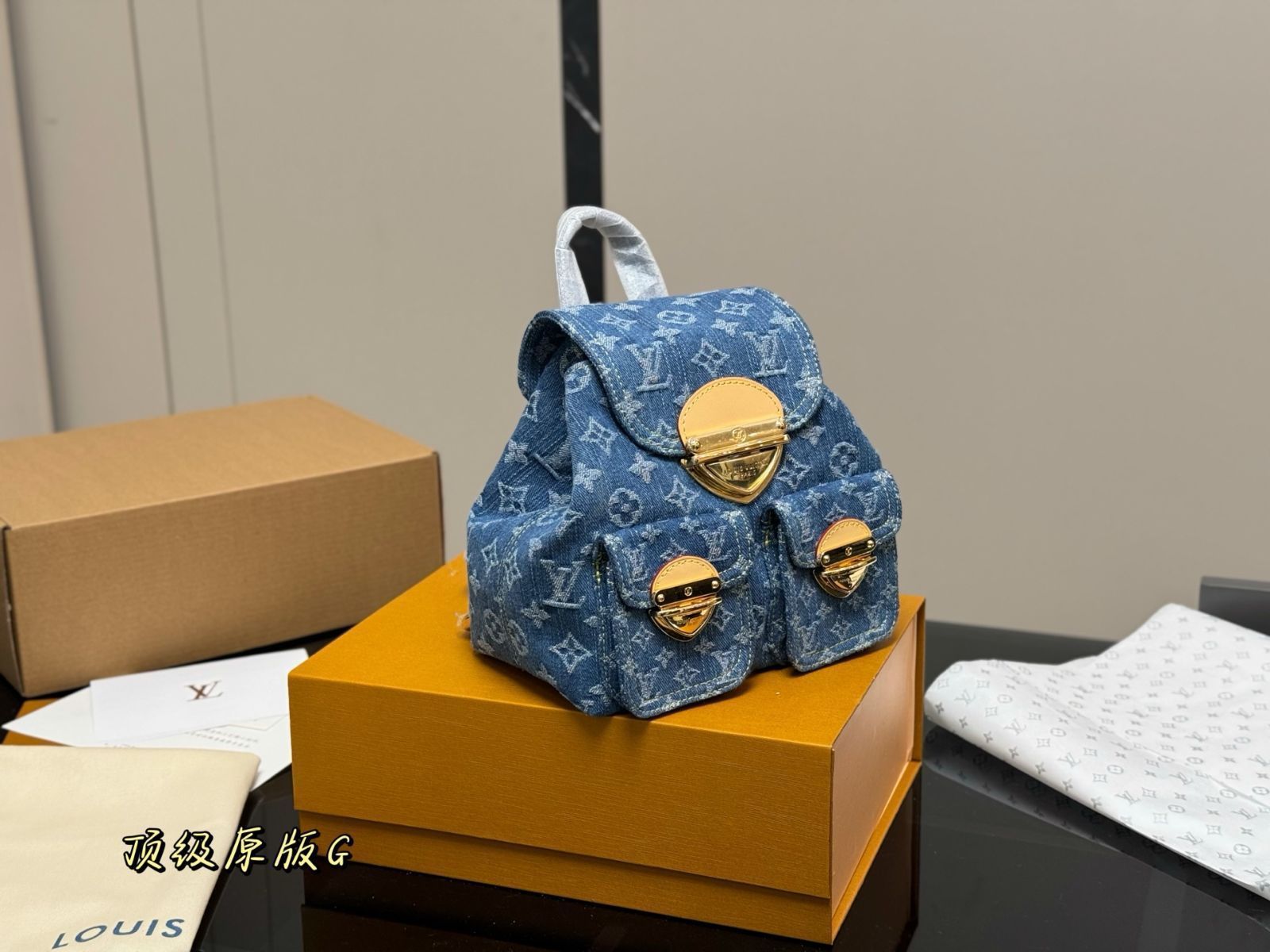 【可愛いデニム♡】ルイヴィトン★バックパック 今日特価】Louis Vuitton Denim Backpack ルイヴィトン デニム