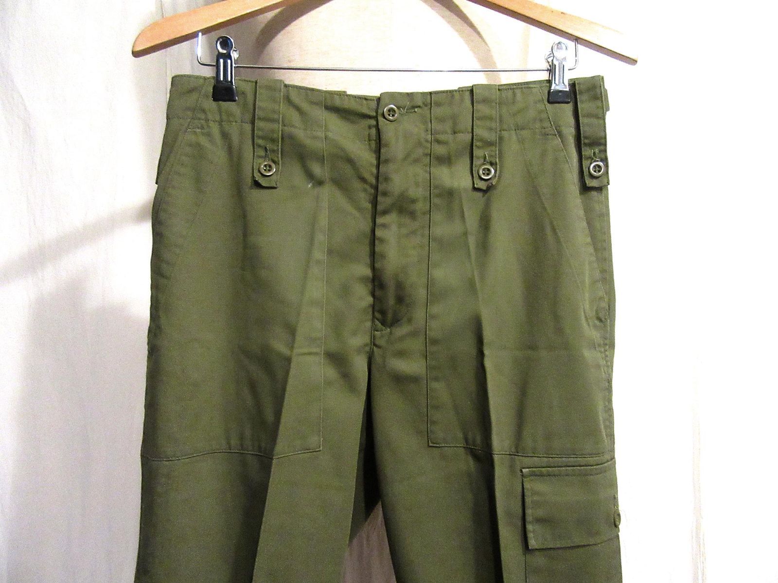 イギリス軍 実物放出品 ファティーグパンツ 表記W80L72 実寸W66～78cm L68～69cm ベイカーパンツ ブリティッシュアーミー ビンテージ 03