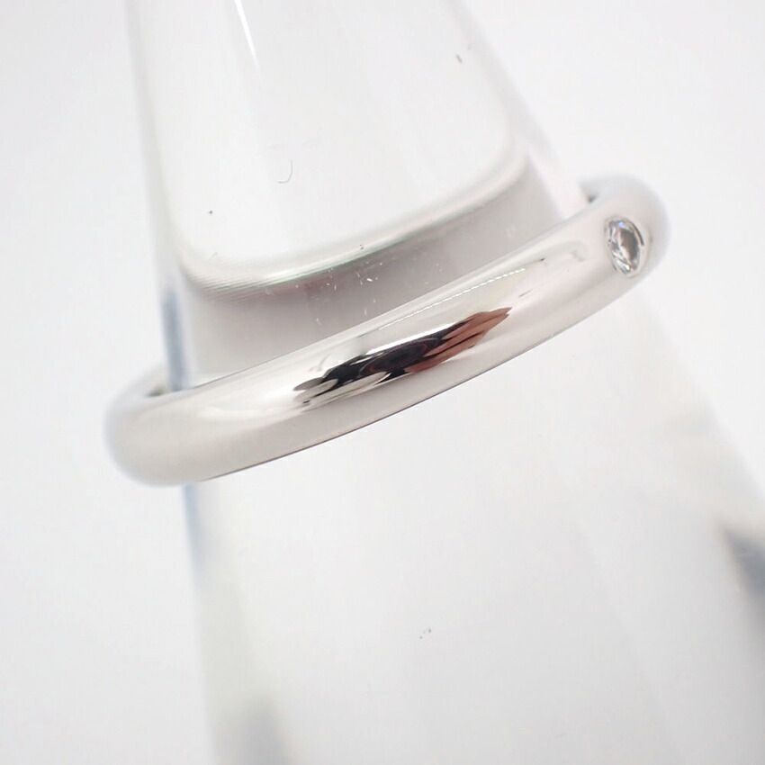 ティファニー Pt950 ダイヤモンド バンド リング/8号/j44-7 楽天市場  