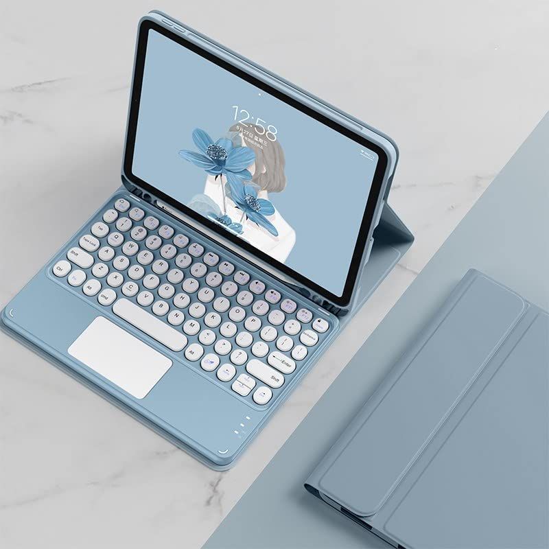 数量 iPad 第９世代 第8世代 第7世代 キーボード 10.2 ケース タッチパッド搭載 丸型キー 9 8 7 アイパッド キーボード付き カバー マウス機能 Apple Pencil 収納 i