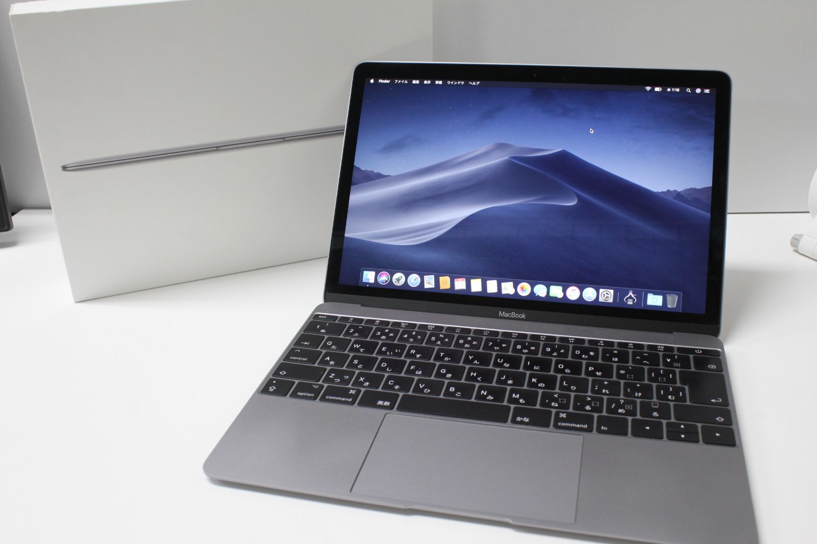 超美品　MacBook Retina 12インチ1200/12 MNYF2J/A MacBook 【あすつく、土日、祝日発送】中古品【Bランク】MacBook