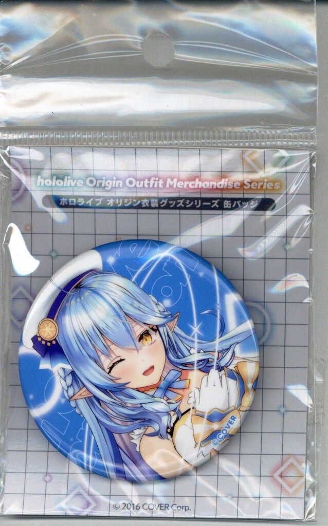 ホロライブ 雪花ラミィ オリジン衣装 缶バッジ カバー ホロライブ オリジン衣装グッズシリーズ 雪花ラミィ/缶バッジ