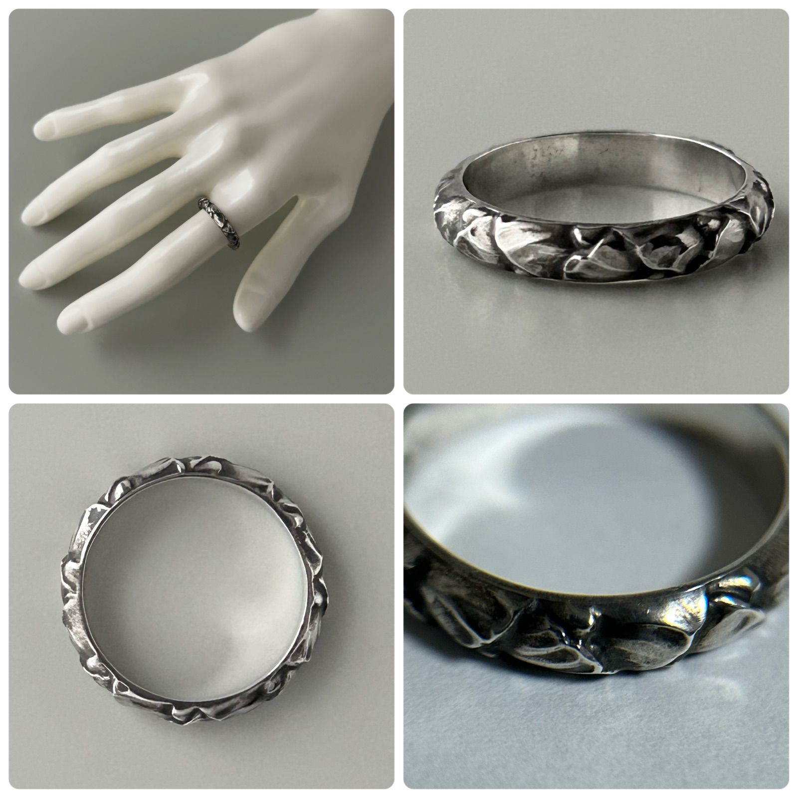 ジョージジェンセン リング 指輪 28A ヴィンテージ AG925 約14号 Georg