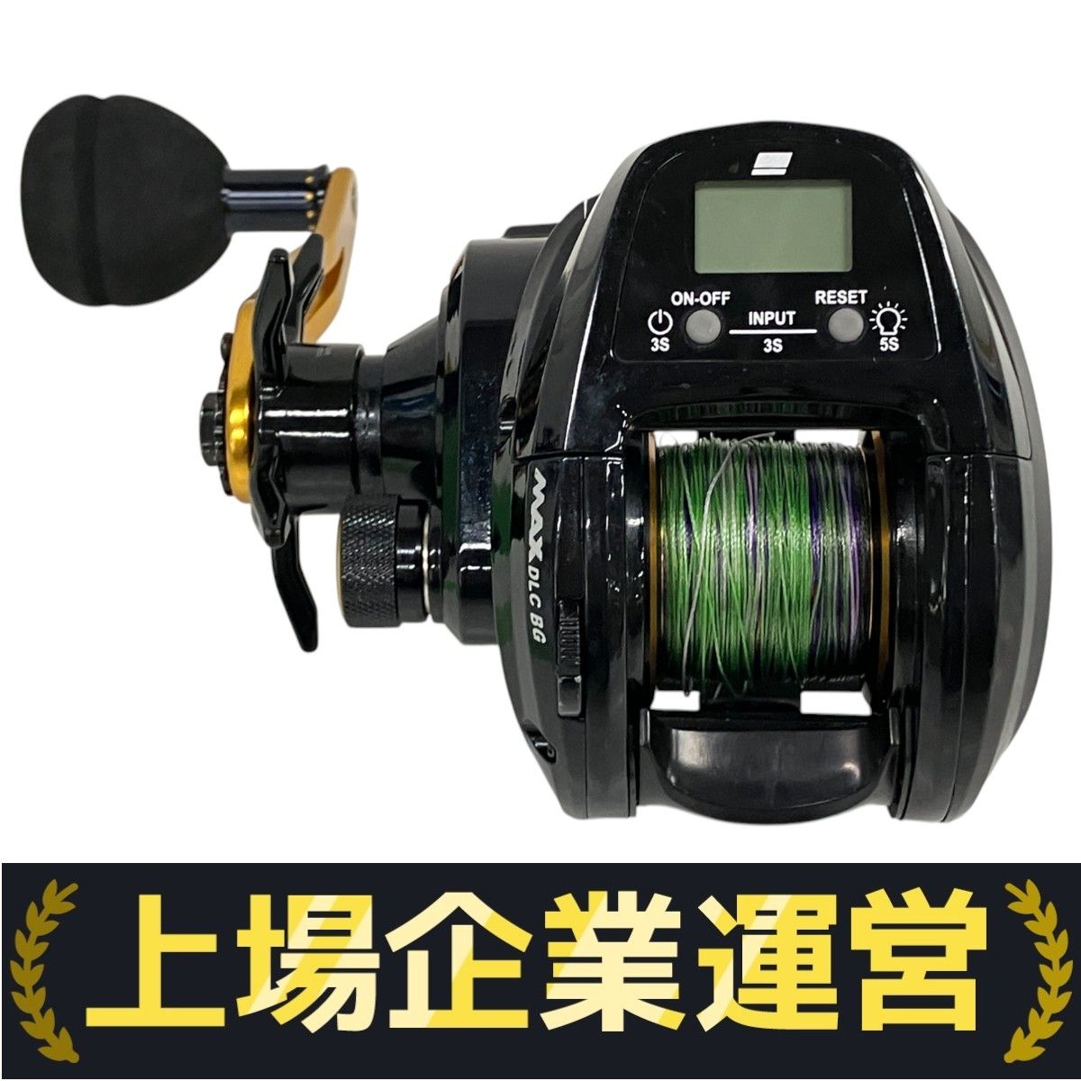 Abu Garcia MAX DLC-L リール左巻き　新品未使用品 店頭在庫処分品】アブガルシア MAX DLC-L（左巻き）＜カウンター