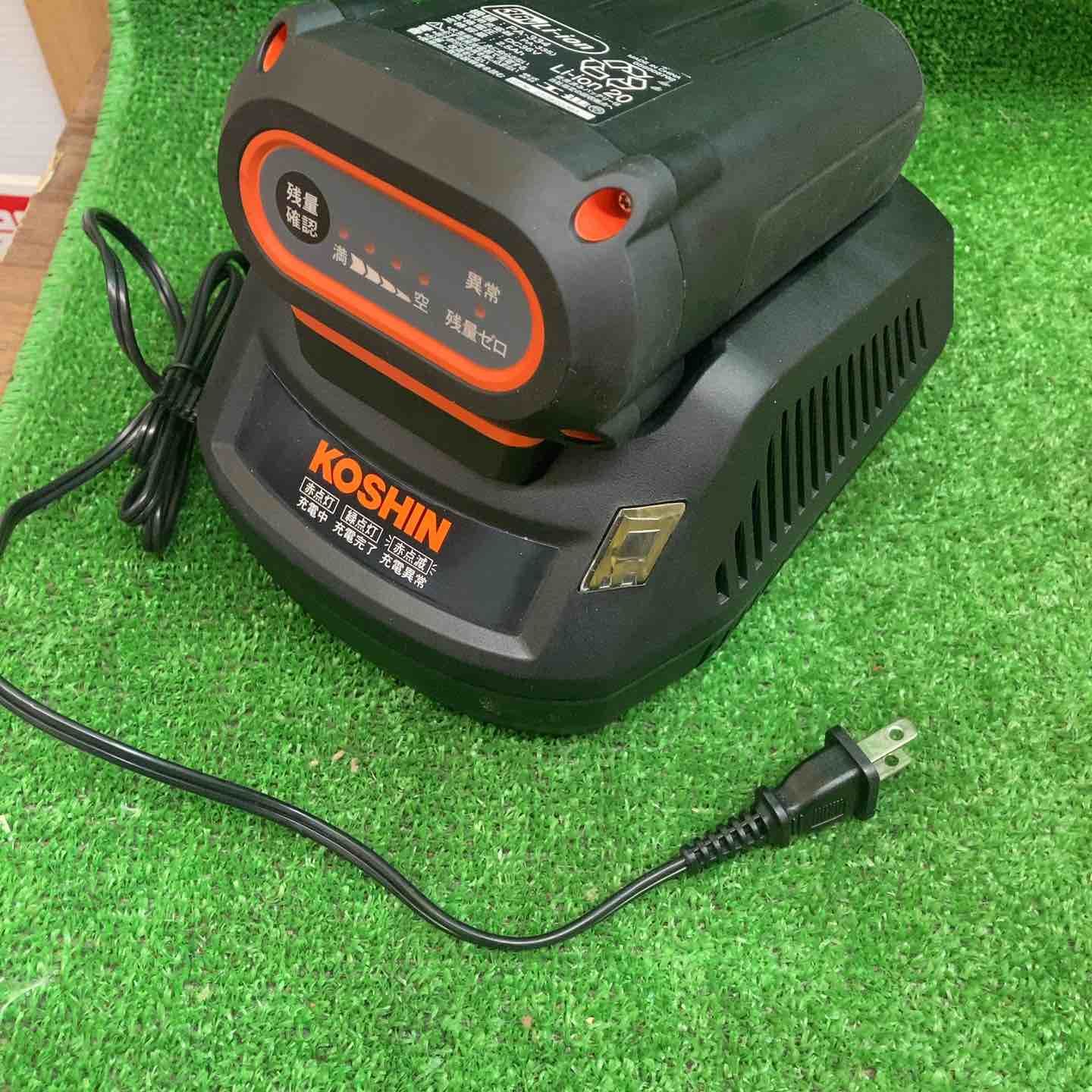 ◇工進(KOSHIN) 36V 2.5Ah 充電式 チェンソー SCS-3625 バッテリー 