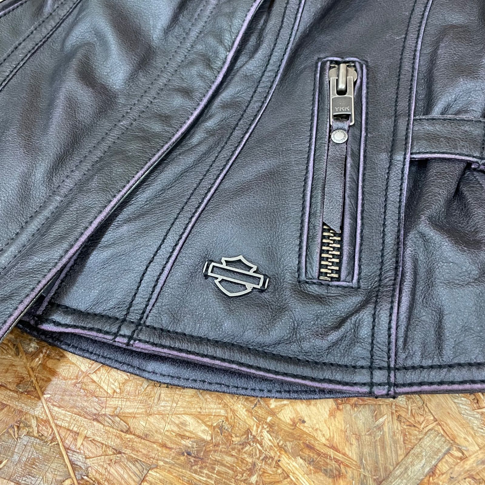 新品 Harley-Davidson ヴィンテージレザー ダブルライダースジャケット 