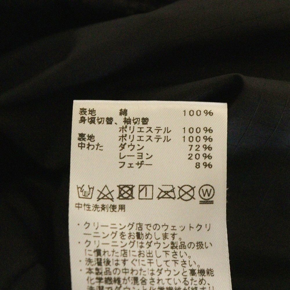 THE NORTH FACE PURPLE LABEL ノースフェイスパープルレーベル FIELD DOWN JACKET フィールド ジップアップ ダウン ジャケット ブラック ND2159N KANDAIZUMI_COM