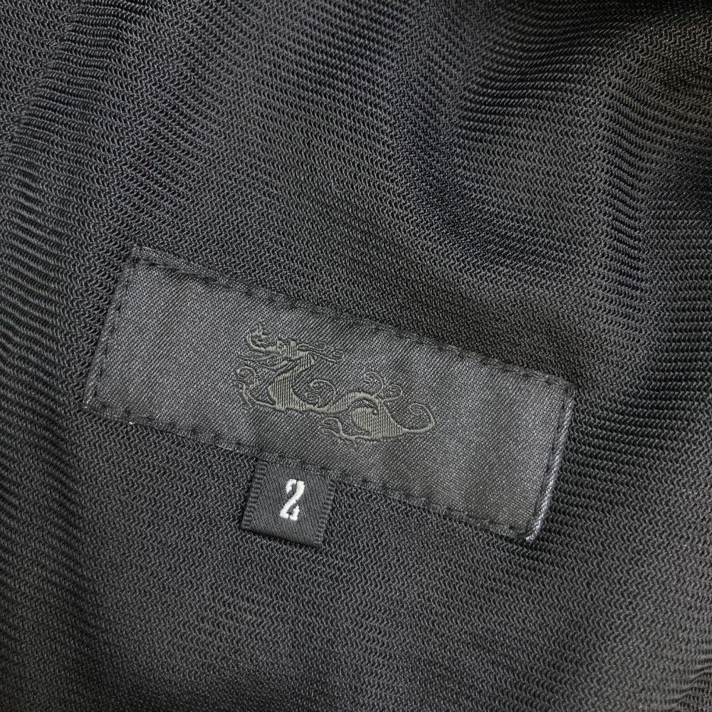 サイズ：2 DANCE WITH DRAGON ダンスウィズドラゴン ; 起毛 ジップ