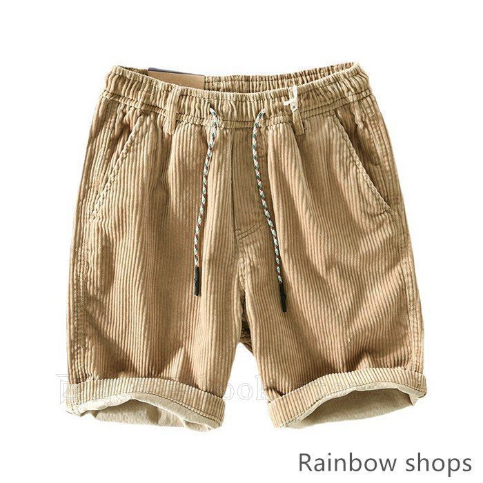 新品未使用】コーデュロイ ショートパンツ メンズ 夏用 半ズボン