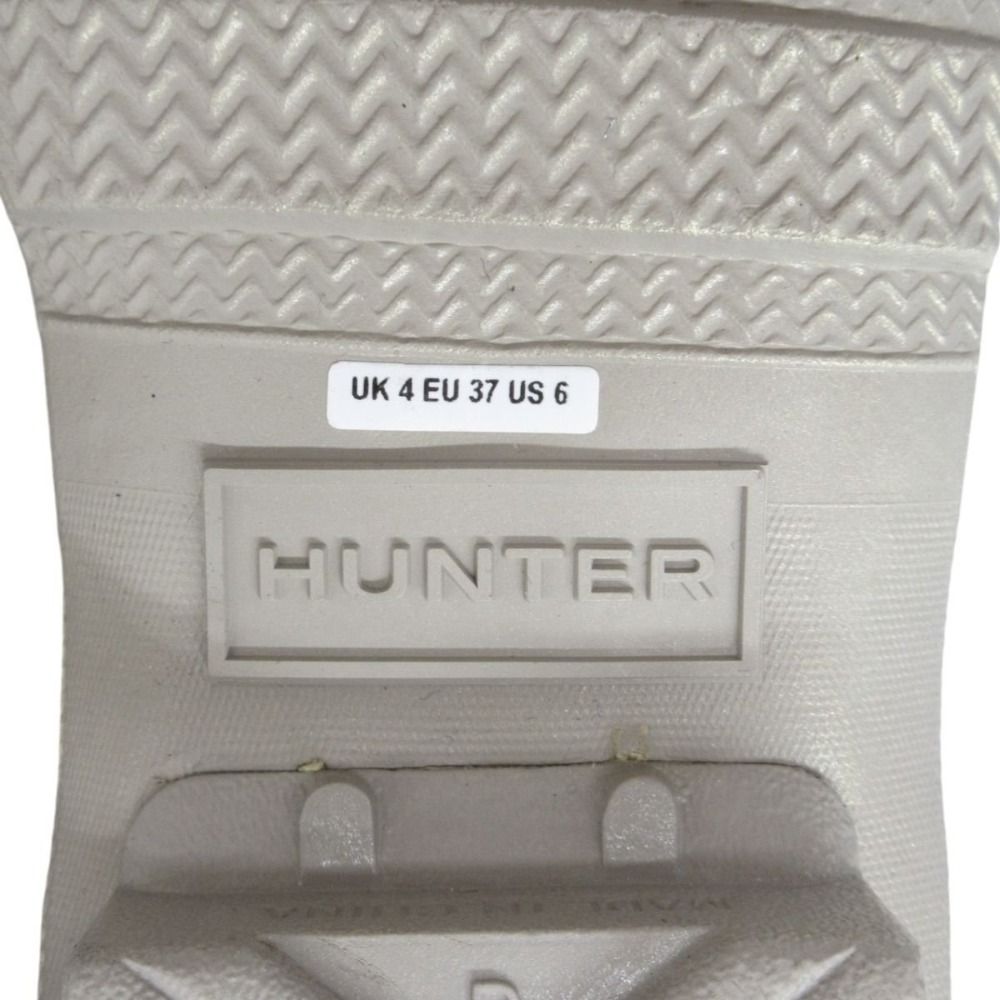 未使用 HUNTER ハンター レインブーツ EU37 /23cm相当 シルバー