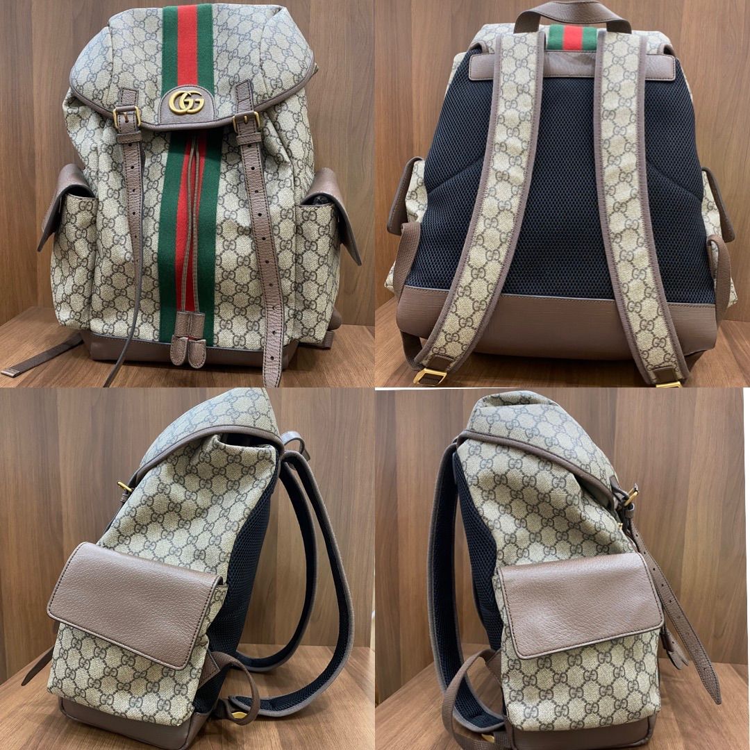 美品】GUCCI グッチ オフィディア ミディアム バックパック GG 美品】GUCCI グッチ オフィディア ミディアム バックパック GG