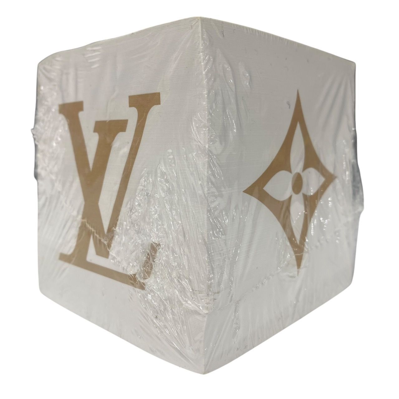 ルイヴィトン キューブ型 メモ帳 優良顧客プレゼント品 非売品 ノベルティ メモパッド 小物 ブロック 置物 未使用 4287 正規品