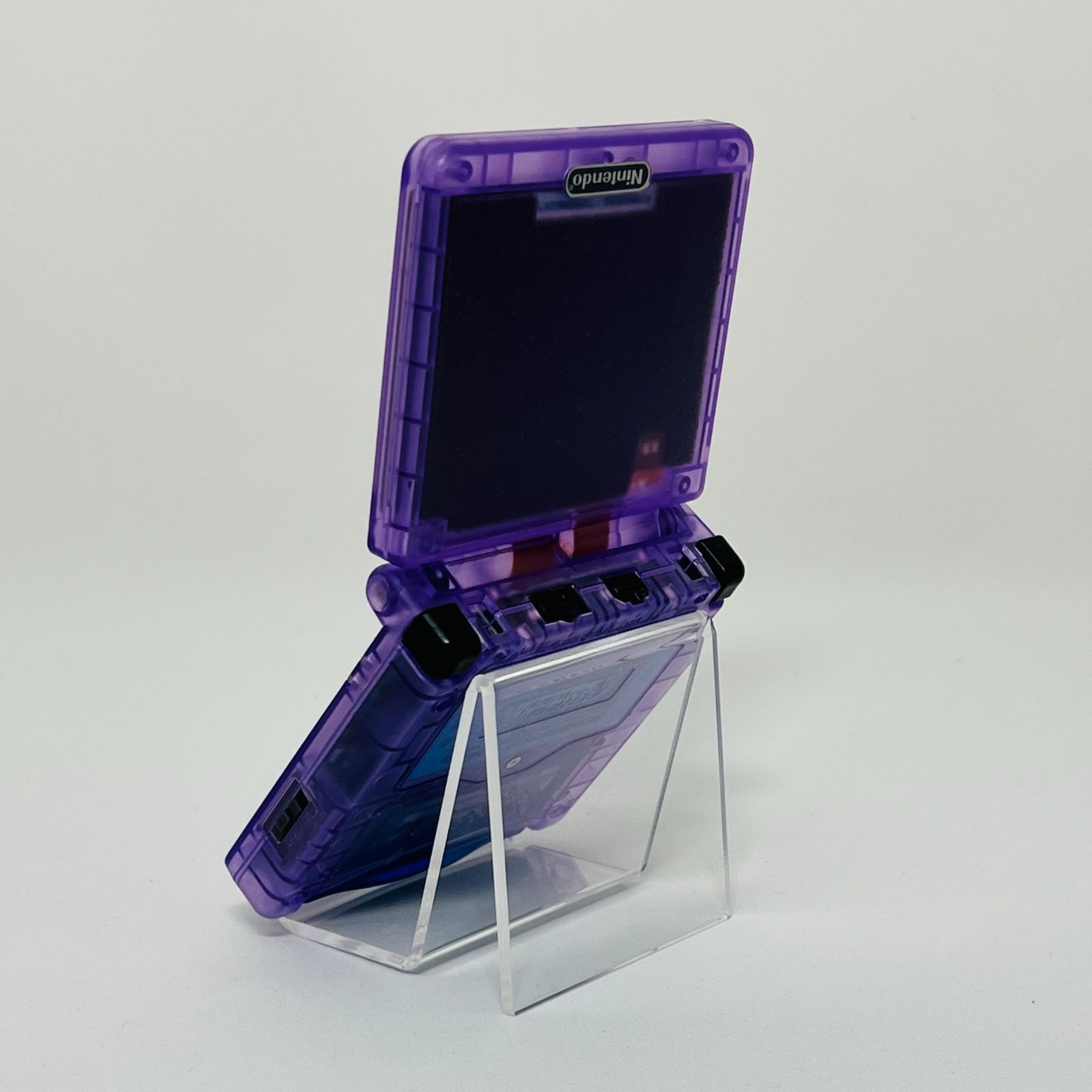 GBA ゲームボーイアドバンス クリアパープル 本体+ソフト3本 GBA ゲームボーイアドバンス クリアパープル 本体+ソフト3本