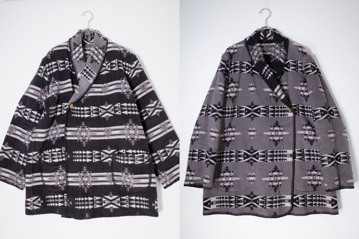 GLAD HANDグラッドハンド SPIRITS HEART JACKETリバーシブル コットンブランケット ジャケット【L】【MJKA76499】