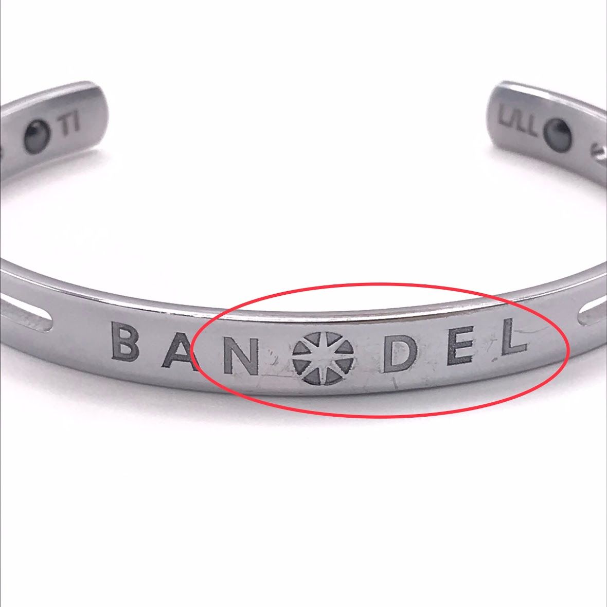 倉吉店】 BANDEL｜バンデル Titanium Bangle サイズ:L/XL バングル 