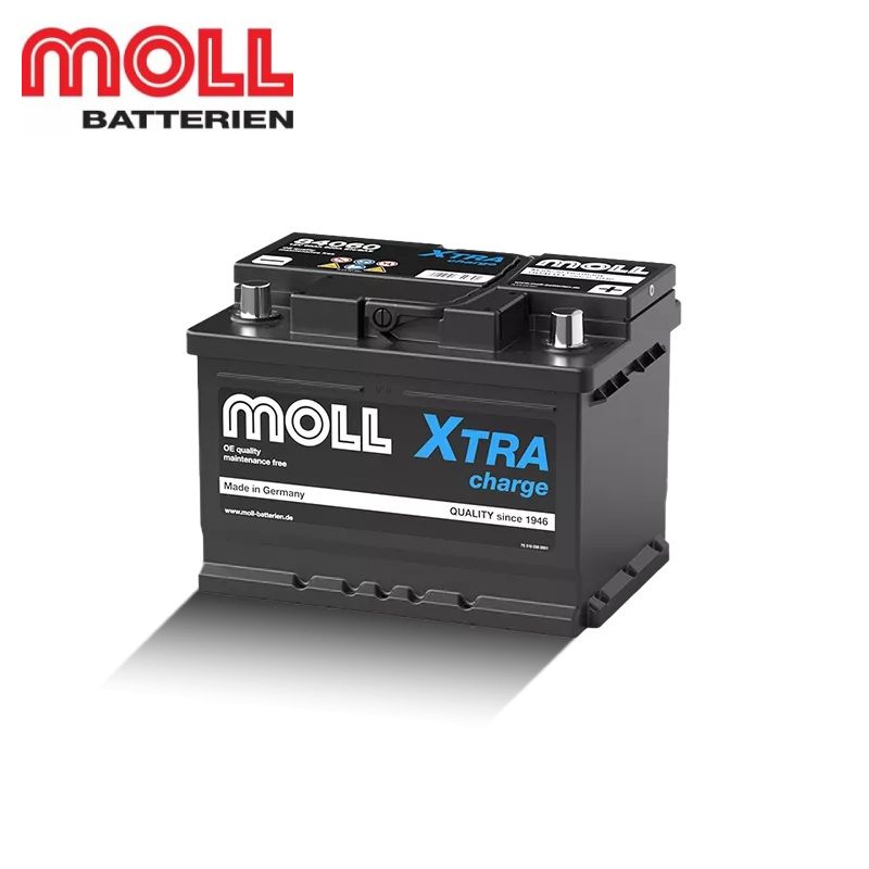 LBN2 60Ah 600CCA MOLL84060 MOLL XTRA Charge バッテリー Porsche Audi VW 新車搭載 ドイツ製