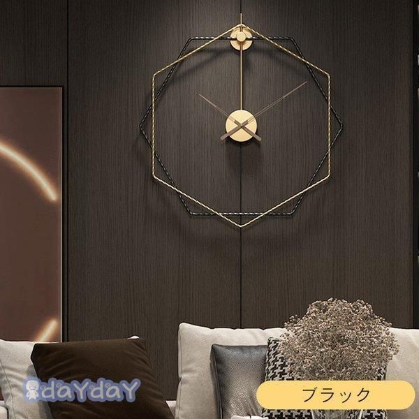 掛け時計 装飾 おしゃれ アナログ 時計 ウォールクロック 北欧 直径50cm 大きい 壁掛け ローマ数字 アンティーク シンプル 文字盤 モダン