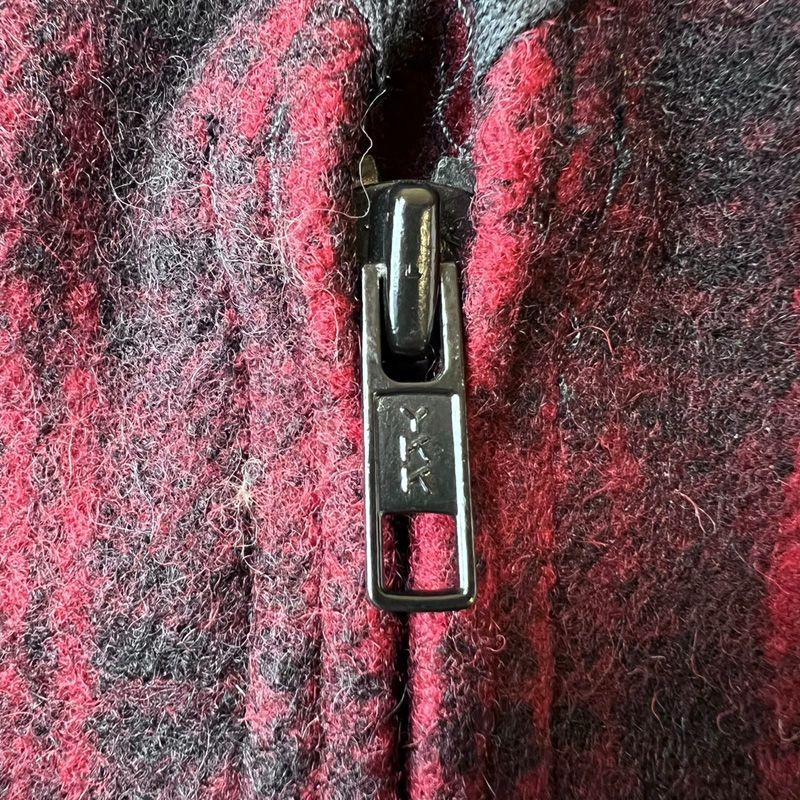 90s USA製 LLBean オンブレ チェック ウール ベスト S / 90年代