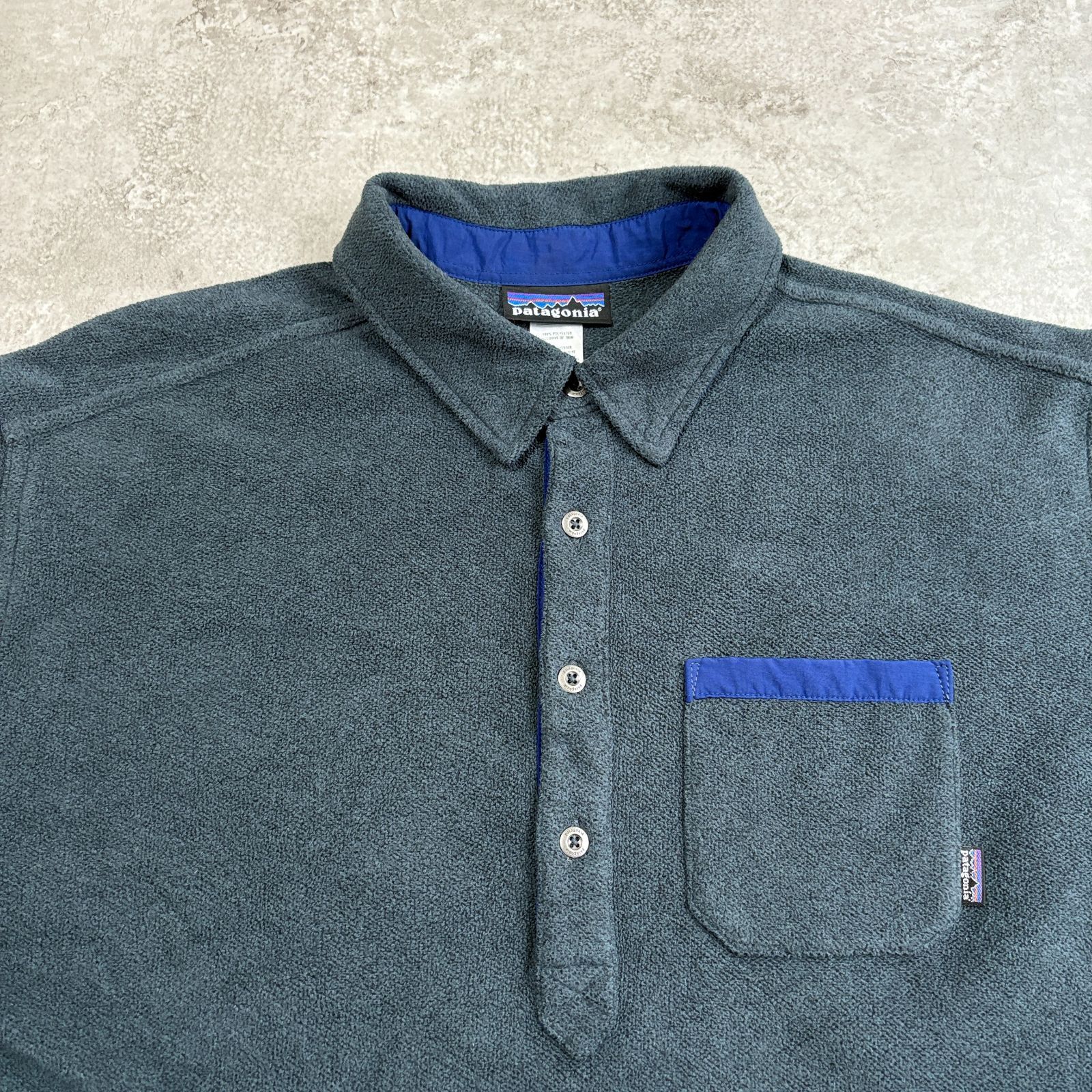 2012年製 patagonia Murret fleece polo 【 gray 】 パタゴニア 