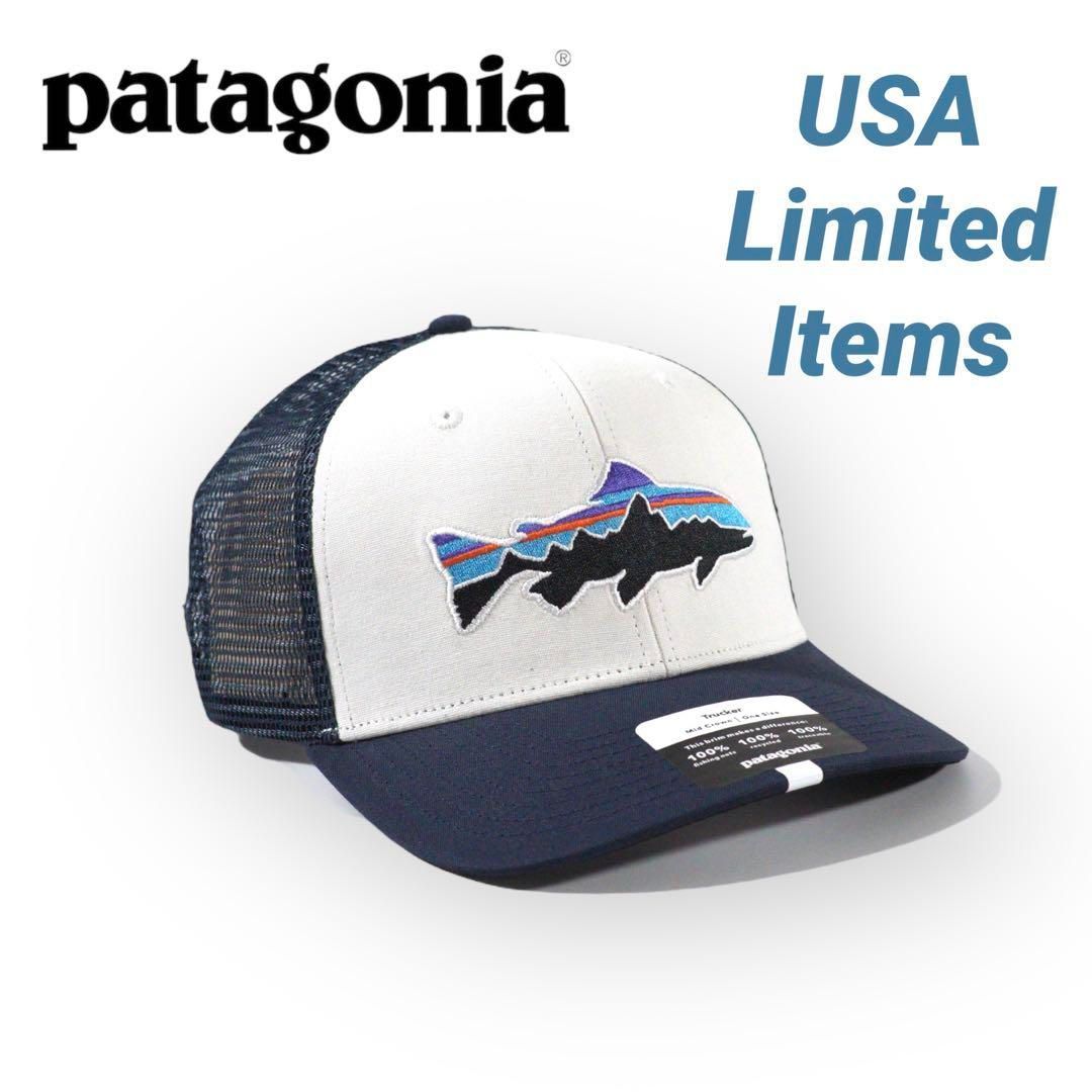 【USA限定】PATAGONIA Fitz Roy Trout Tracker Hat /トラウト　トラッカーキャップ　ネイビーカラー　パタゴニア