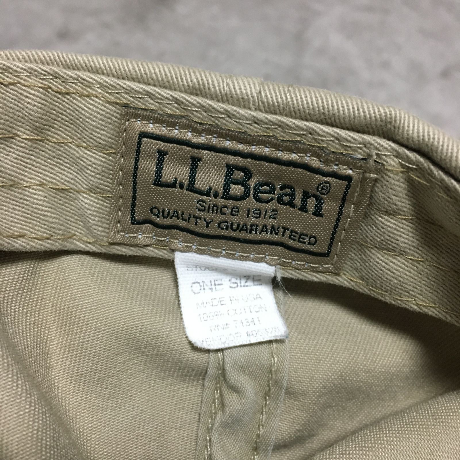 00s USA製 L.L.Bean Beanboots 6 Panel Cap エルエルビーン ビーンブーツ 6パネル キャップ