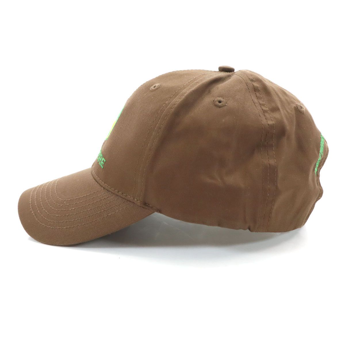 ジョンディア　キャップ　ブラウン John Deere Men's Brown Canvas Hat with Patch at Amazon Men's 帽子