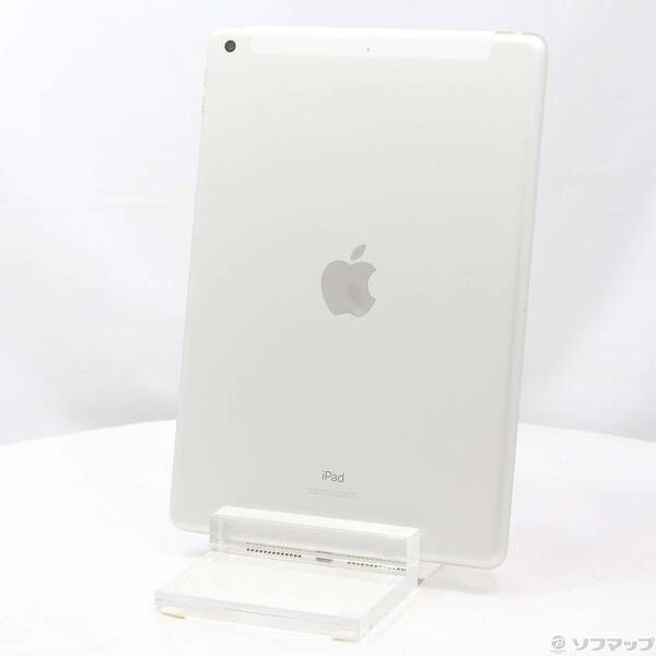 中古品〕 iPad 第7世代 32GB シルバー MW6C2J／A auロック解除SIM