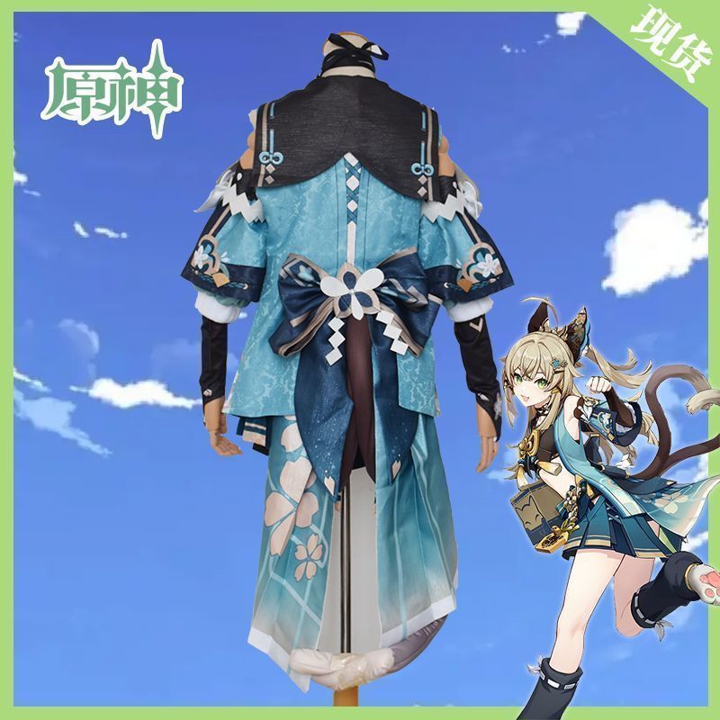 新品 未使用】 原神 コスプレ衣装 綺良々「簷宇の猫」 フルセット 女性