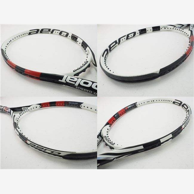 Babolat - 中古 テニスラケット バボラ アエロプロ ドライブ フレンチオープン 2012年モデル (G3)BABOLAT AERO PRO DRIVE FRENCH OPEN 2012 Babolat Aeropro Drive GT Roland Garros French Open 2012, 4 3