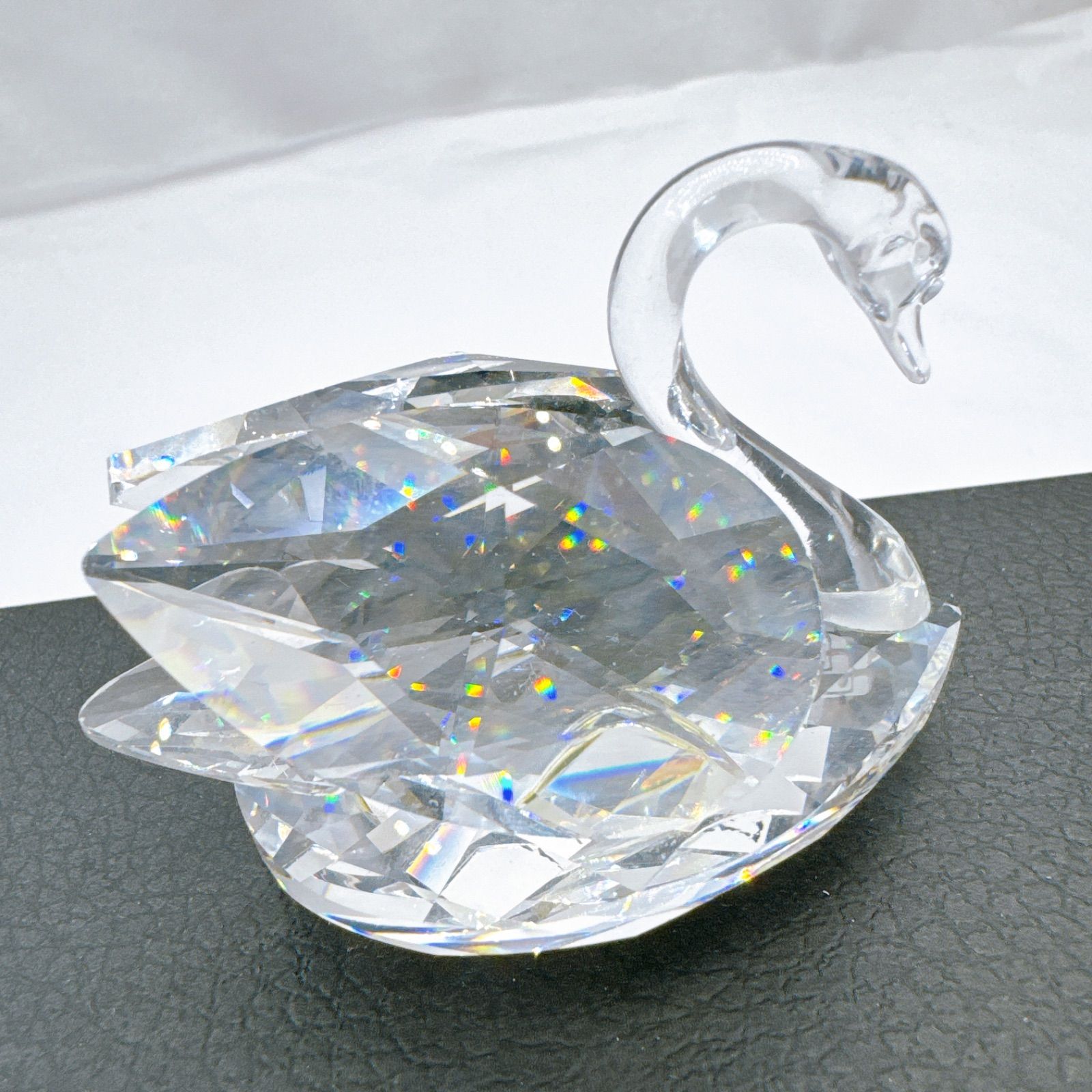 【極美品】SWAROVSKI フラミンゴ フィギュリン クリスタル 箱付き 鳥 極美品】SWAROVSKI フラミンゴ フィギュリン クリスタル 箱付き