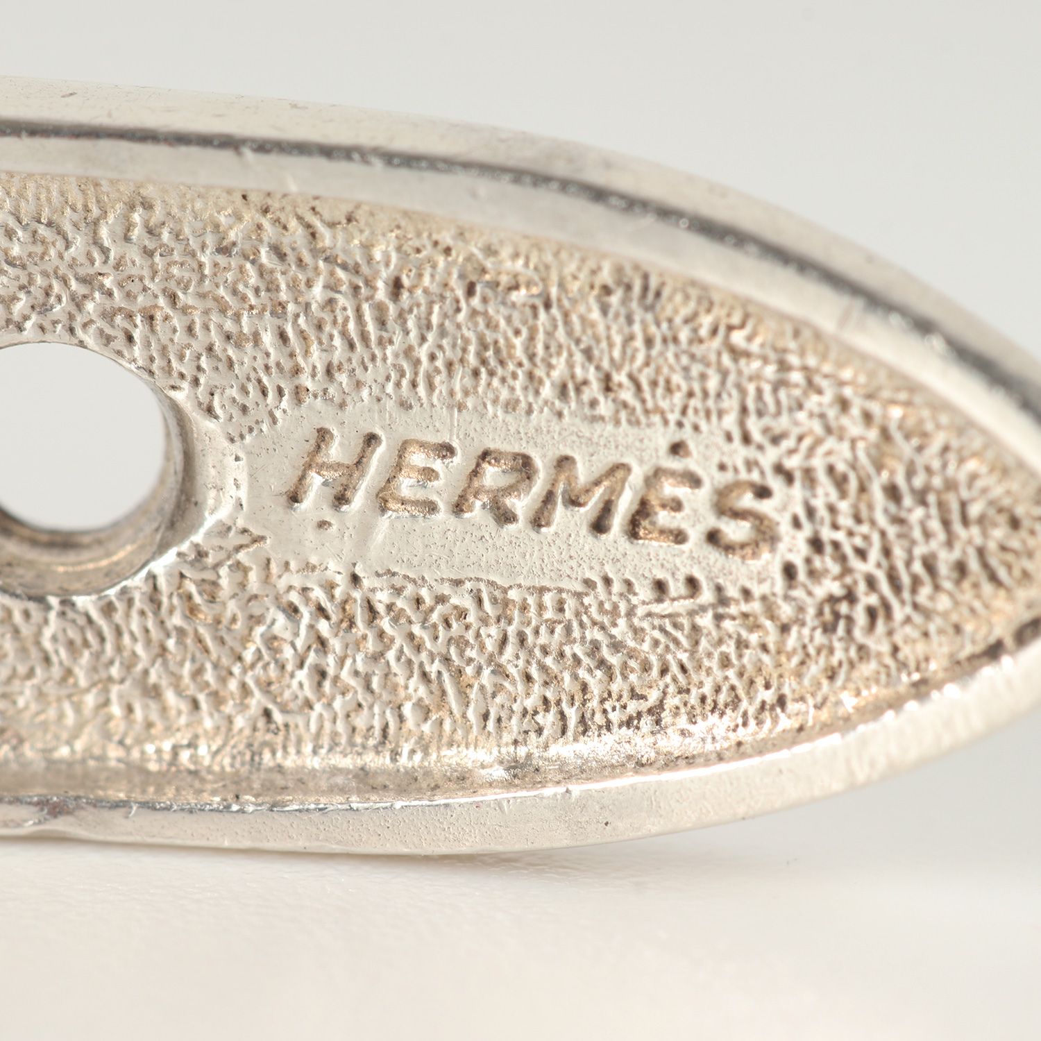 HERMES エルメス ブックルセリエ MM チェーン ブレスレット / シルバー 