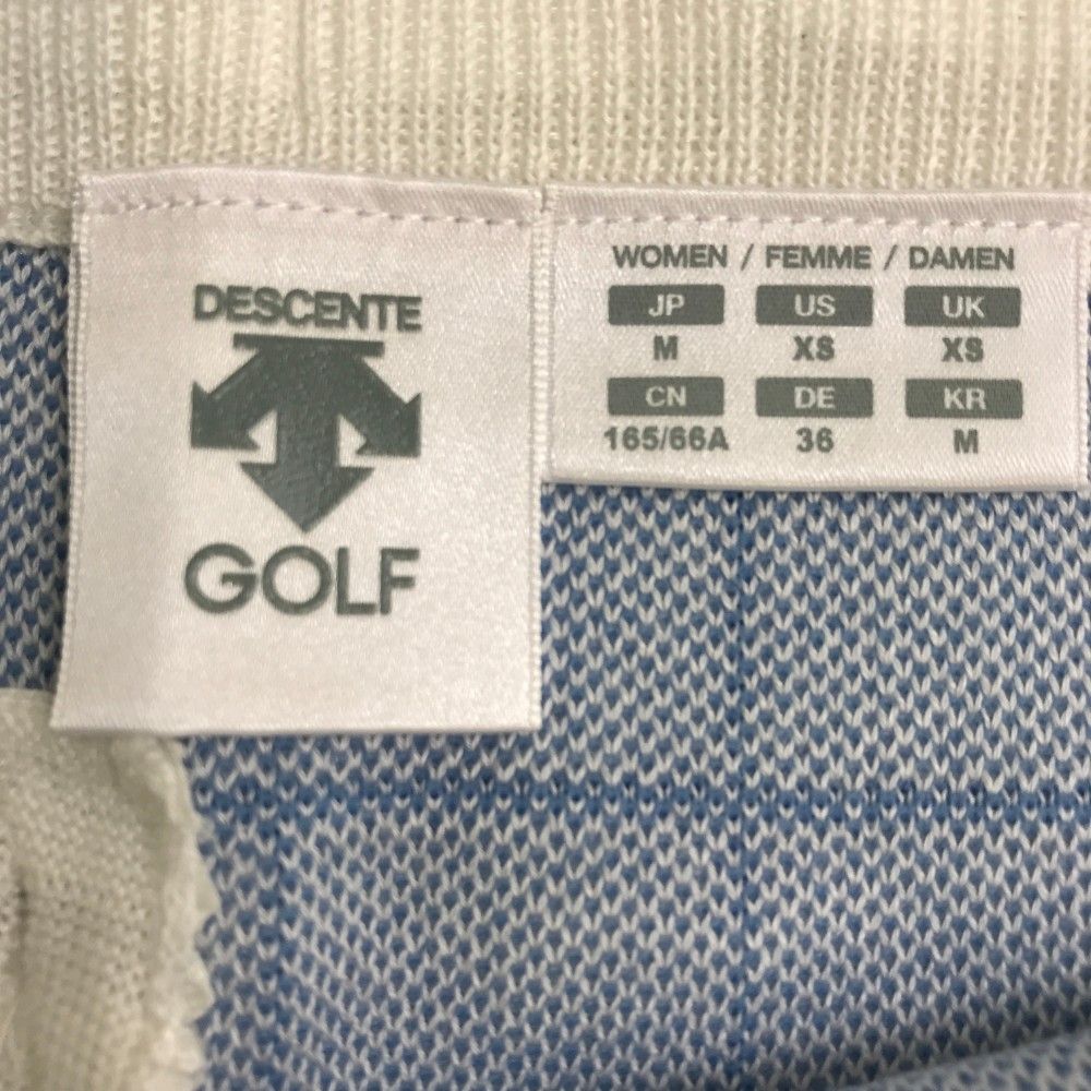 サイズ：M DESCENTE GOLF デサントゴルフ ニットスカート 格子柄