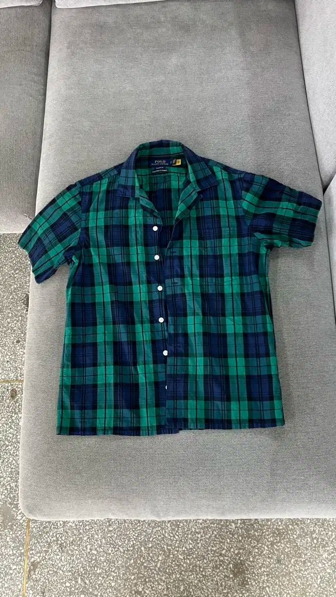 ポロ ラルフローレン シアサッカー オープン シャツ