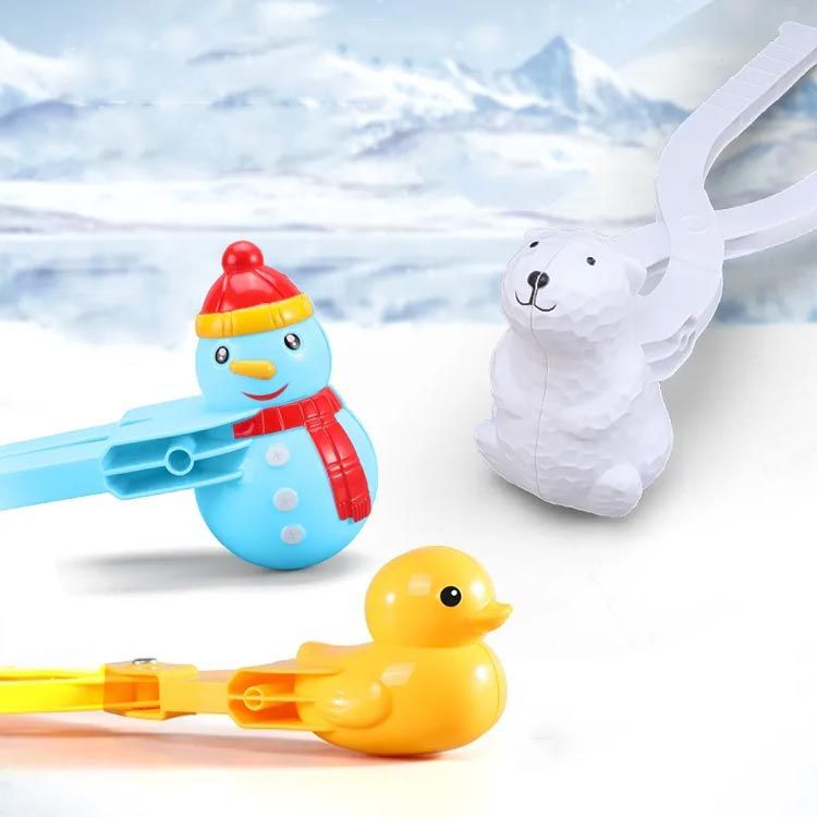 スノーボールメーカー 雪玉製造機 ハート アヒル 5本セット 雪玉