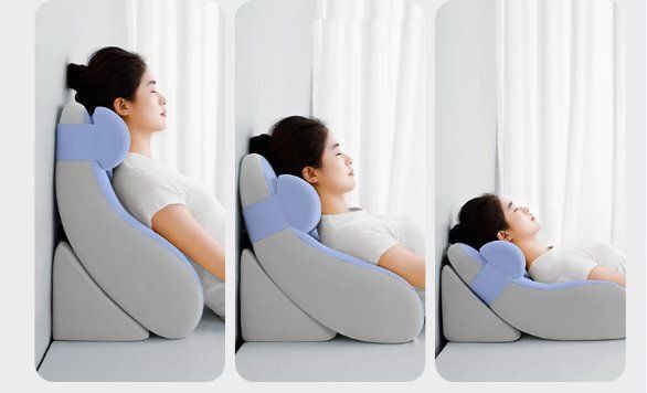 ベッドヘッドクッション護腰ソファ用の寝椅子背もたれクッション首ふところクッション快適な半座り装置調節 ベッド用の大背もたれ抱き枕