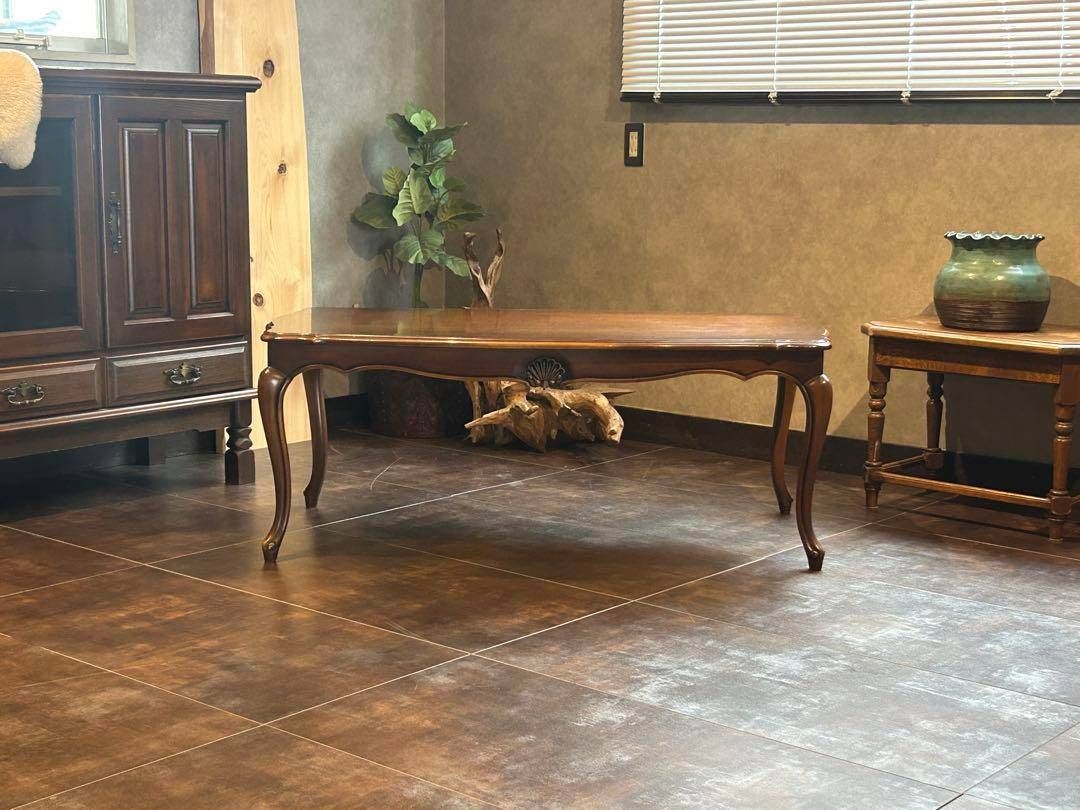 Karimoku センターテーブル　ローテーブル　猫足 楽天市場】ローテーブル センターテーブル クラシック調 猫脚