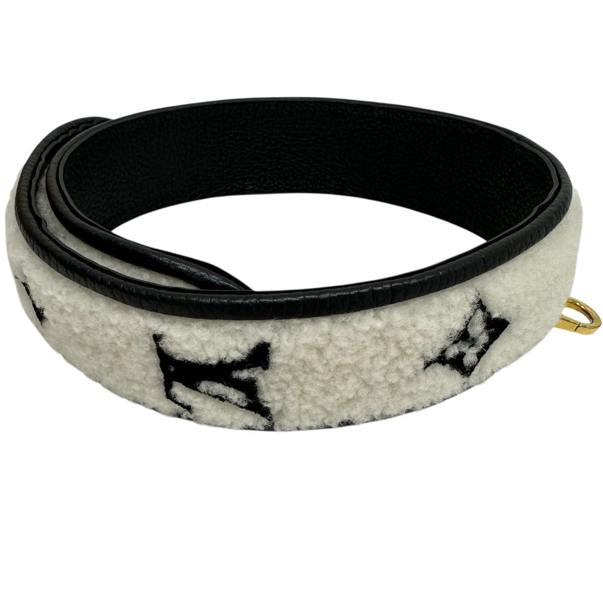 Louis Vuitton ルイ ヴィトン ショルダーストラップ J01300 ホワイト|ブラック -AB 9304