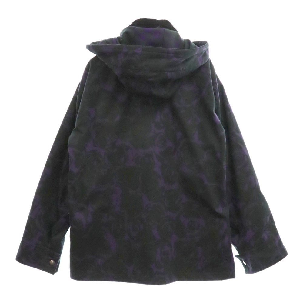 BURBERRY バーバリー ローズプリントフーデットジップアップジャケット