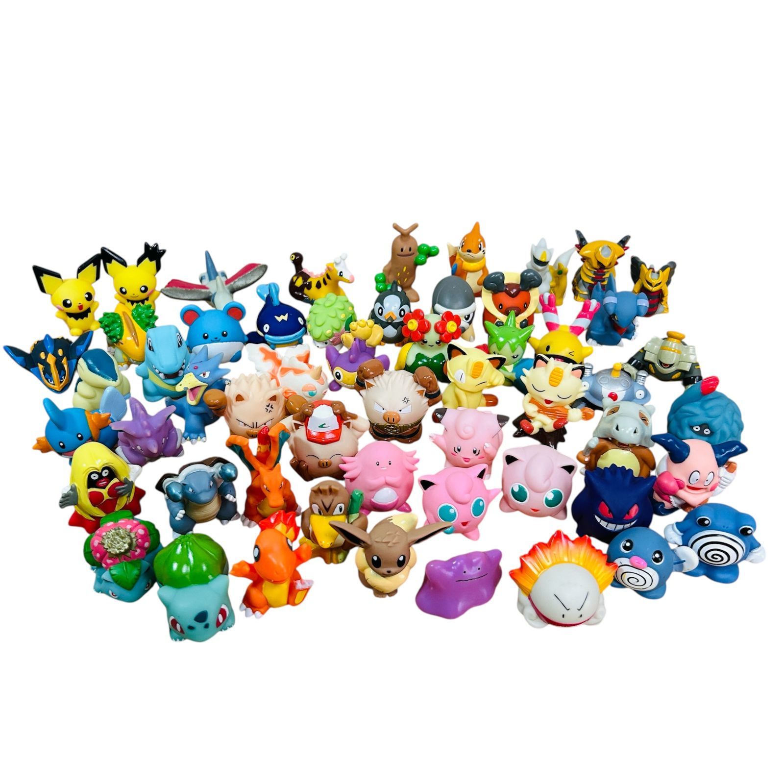 初代ポケモン多数 ポケモンキッズ 指人形 55体セット ソフビフィギュア ポケットモンスター