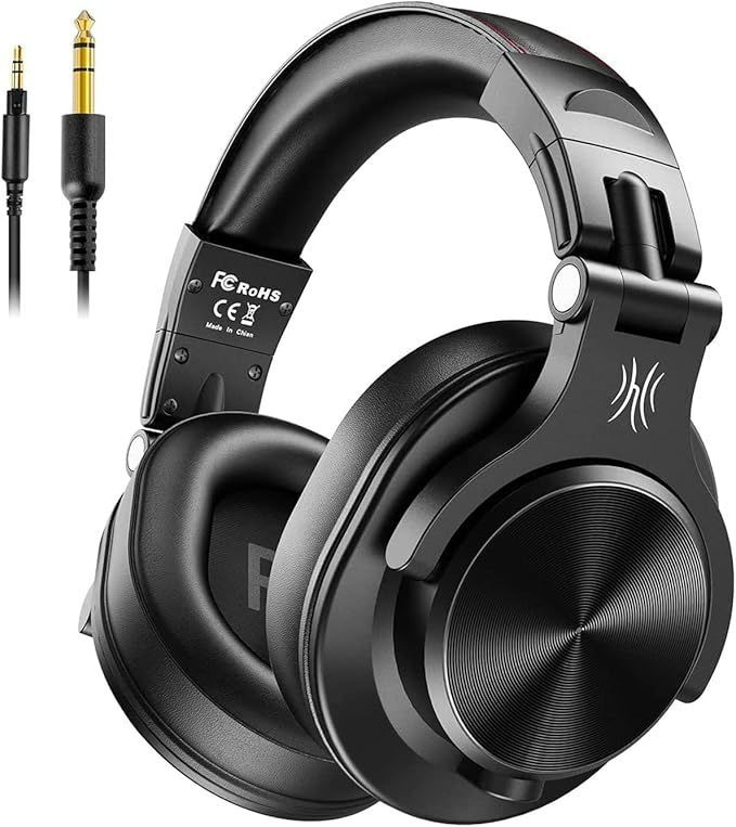 OneOdio A70 ワイヤレス ヘッドホン 最大72時間再生 bluetoothヘッドホン 有線 無線 両用 オーバーイヤー マイク付き DJ ヘッドフォン 密閉型 モニターヘッドホン ケーブル着脱式 音楽鑑賞/楽器練習/モニタニング